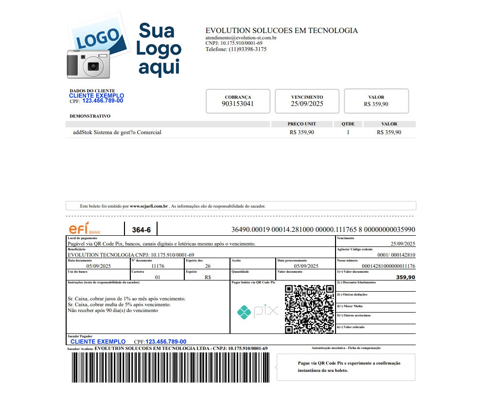 BOLETO BANCÁRIO